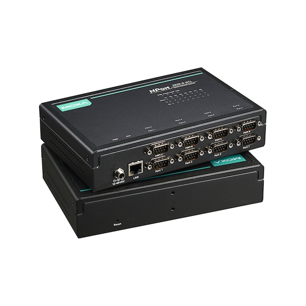 8Prt Dsktop Lite Dvc Srvr, 2 10/100M Eth, Rs-232/422/485, NPrt 5650I-8-Dt